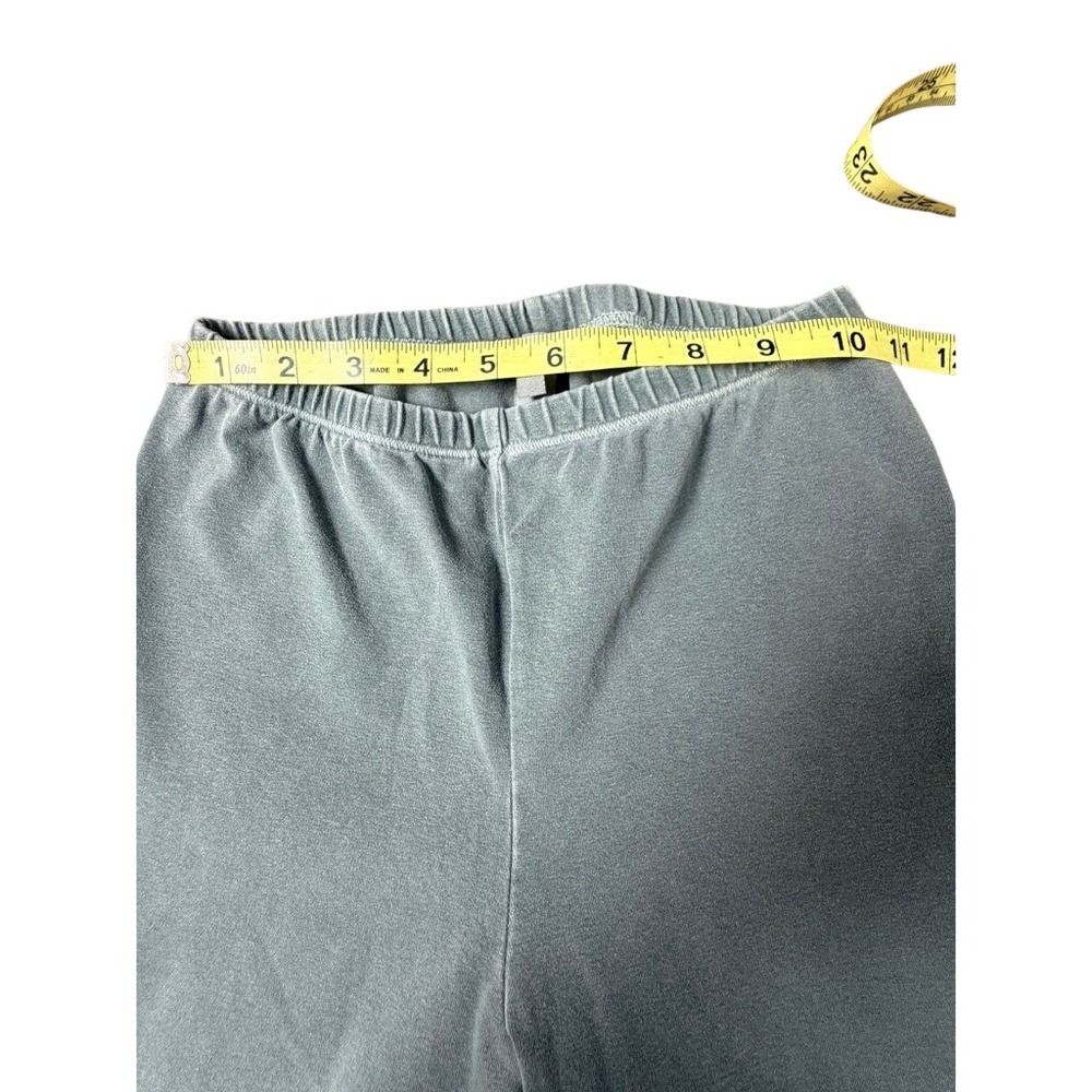 SKIMS Cotton Jersey Leggings Sage Green Size S High Waisted Stretch Loungewear - Picture 5 of 5